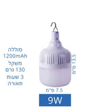 נורת מחנה אור ירח עוצמתית נטענת נתלית 5-25W