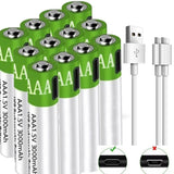 סוללות Forever נטענות AAA 1.5V 2A 750mAh ללא צורך במטען