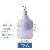 נורת מחנה אור ירח עוצמתית נטענת נתלית 5-25W