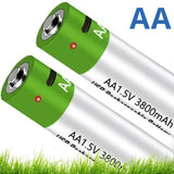 סוללות Forever XXL נטענות בכבל AA 1.5V 3A 3800mAh ללא צורך במטען