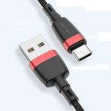 יותר מהיר - כבל הטענה מהירה USB-C 3A